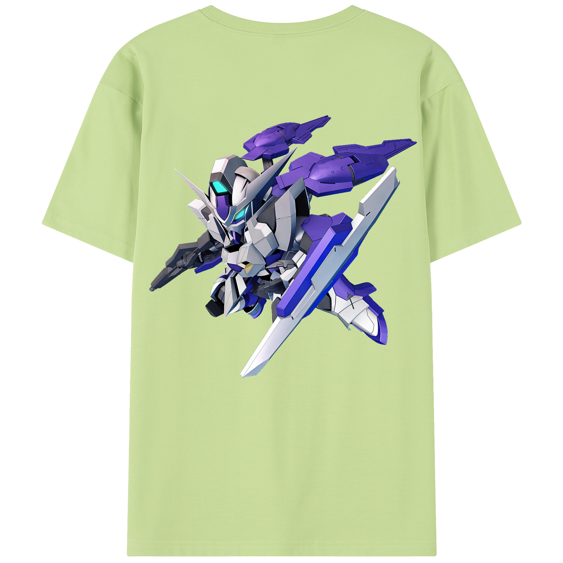 （画像用） 機動戦士ガンダム Mobile Suit Gundam 綿100％半袖Tシャツ（背面プリント）